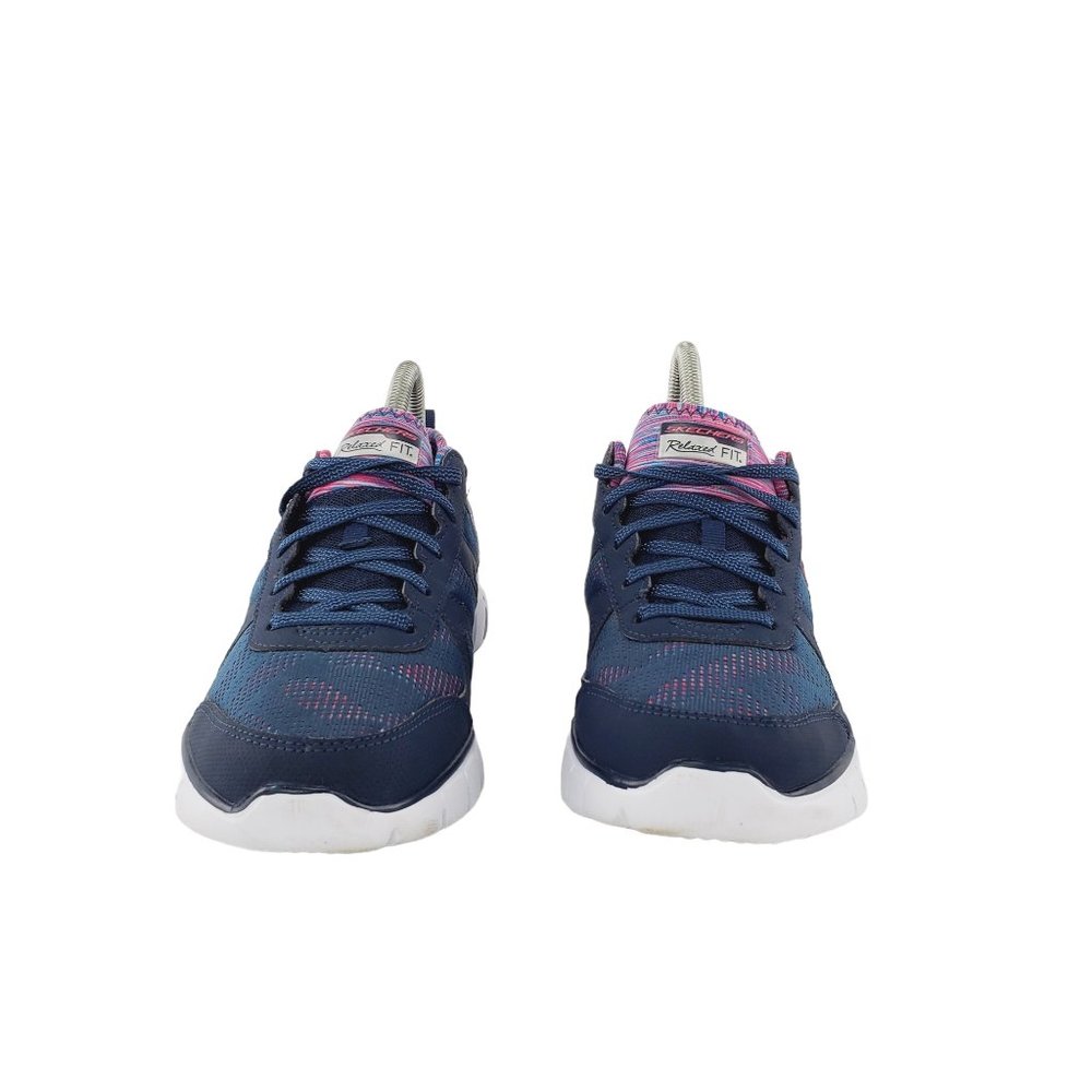 Skechers Women's Relaxed Fit 12130 Blue Running Shoes Sneakers Size 7.5 - Picture 3 of 11